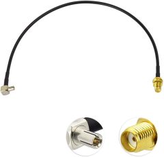 SUPERBAT SMA to TS9 Coaxial Cable SMA Female to 90 Degree TS9 Pigtail 12inch (2pcs) for 4G Modem Dongle Router USB Modems MiFi Hotspots External Antenna Adapter Cable (RG316 RG174)