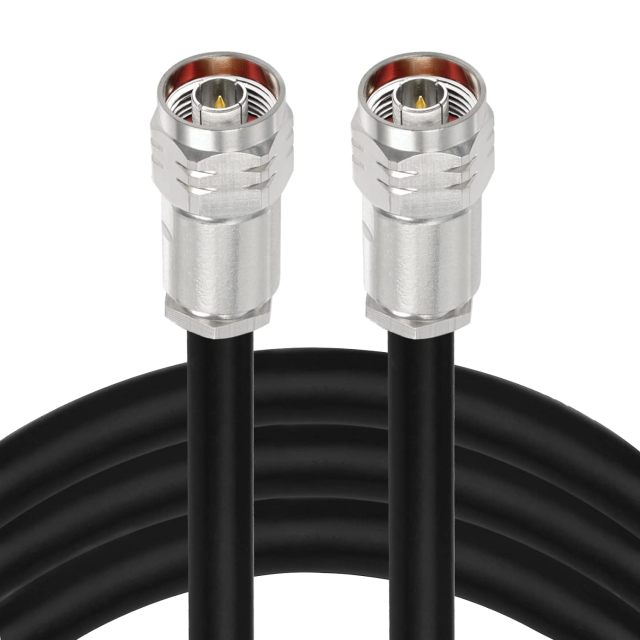 Superbat N Cable 5ft, Heavy Duty Ultra Low Loss N Male to N Male Cable 50 ohm Jumper Cable High Power for ADS-B Antenna Cable WiFi Router Repeater 3G/4G/5G Receiver etc.