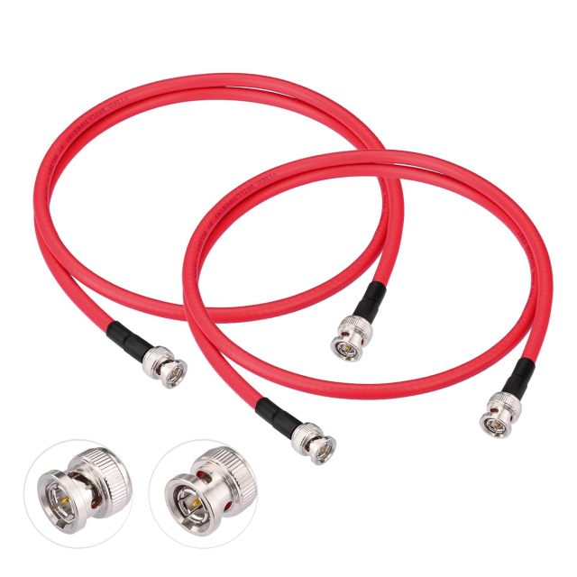 Superbat SDI Cable BNC Cable HD-SDI 3G 6G 12G SDI Cable 3ft BNC Digital Video Cable 75 Ohm for 4K 1080P 3G/6G SDI Camera Monitor Video Recorder SDI to HDMI Converter Security Camera 2-Pack