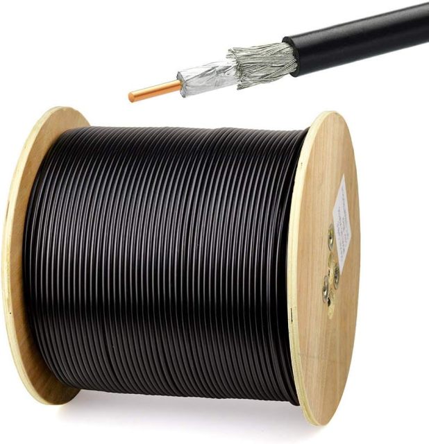 Superbat High-Power CB Coax Cable UHF Male PL-259 to PL-259 UHF Jumper 3ft KSR240 Cable for HAM & CB Radio Antenna Analyzer Dummy Load SWR Meter