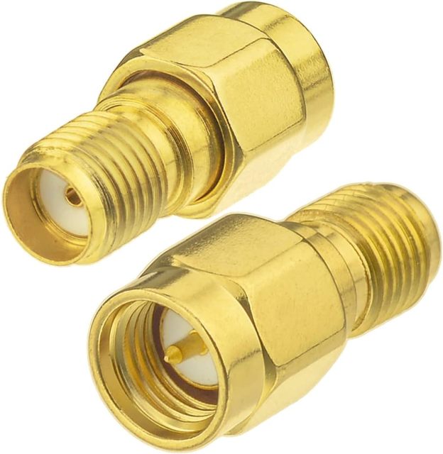 Superbat Adapter Kit - 4Pcs SMA Male Female RF Coaxial Connector for 50 Ohm Antenna, Radio, WiFi, FPV, SDR etc.