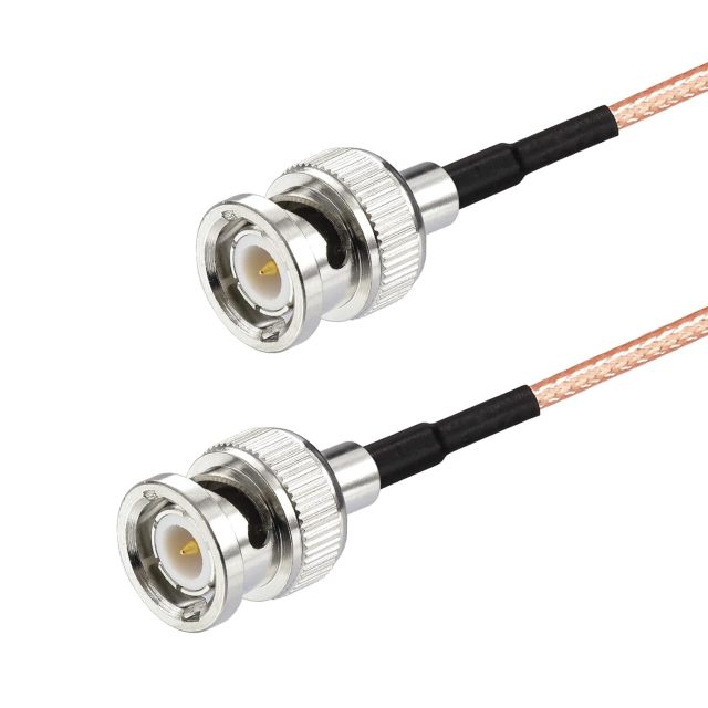 Superbat 25ft BNC Male to BNC Male Connector Cable 50 Ohm RG316 Coax Low Loss RF Cable for Scanners or Handheld Radios Sota Pota Antenna Analyzer etc.