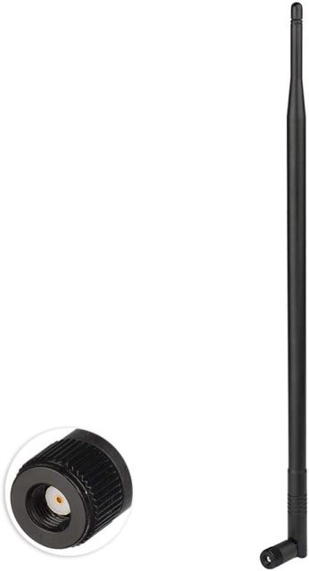 Superbat High Gain WiFi Antenna 8dBi 2.4GHz 5.8GHz Dual Band WiFi Antenna RP-SMA Antenna for Wireless Network Card WiFi Router Camera etc. 1-Pack