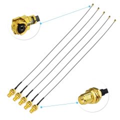 Superbat U.FL to RP-SMA Pigtail 12inch RP SMA Female to UFL/IPEX Cable for Wireless Routers Mini PCIe Cards Network PCI WiFi External Antenna Mod Tmobile Gateway 5-Pack