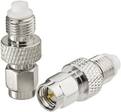 wlaniot 2pcs SMA to FME Adapter SMA Male Plug to FME Female Jack RF Coaxial Connector