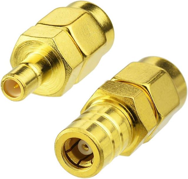 wlaniot SMB to SMA Adapter Kit SMA Male to SMB Male + SMA Female to SMB Female RF Coaxial Connector for Sirius XM Satellite Radio Antenna 2pcs