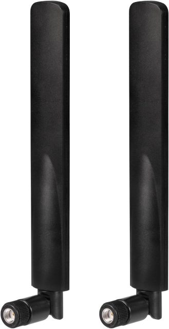 Superbat WiFi Antenna RP-SMA Male WiFi Antenna 2.4GHz 5GHz 5.8GHz Dual Band Antenna for PC PCI-E WiFi Network Card USB Adapter Router IP Camera Monitor etc. 2-Pack