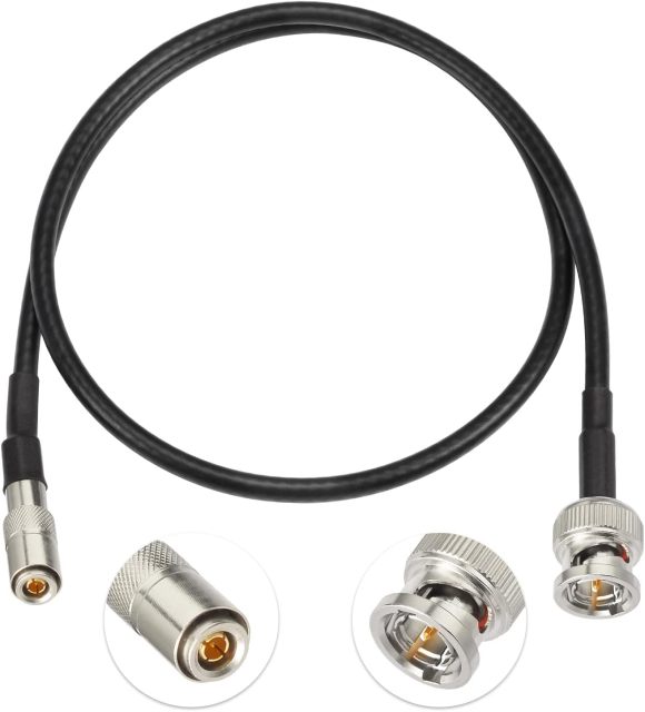 Superbat DIN to SDI BNC Cable, DIN 1.0/2.3 to BNC Male Belden 1855A Cable 20inch for Blackmagic BMCC/BMPCC Video Assist 4K Transmissions HyperDeck Cameras 2pcs