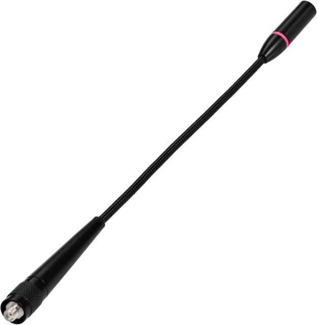 Superbat SMA Female Dual Band VHF/UHF 144/430MHz High Gain Soft Whip Antenna for Wouxun/TYT Radios Walkie Talkie etc.