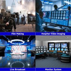 Superbat 3G SDI Cable 75 Ohm BNC Male to Male Black RG179 SDI Video Cable 12inch for Professional Camcorders SDI Video Splitter SDI Monitor Switcher,Supports HD-SDI/3G-SDI/4K/8K(2-Pack)