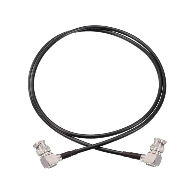 Superbat 3G/6G/12G SDI Cable 3ft BNC Cable 75 Ohm Thin Precision SDI Video Cable Right Angle Supports HD-SDI/3G-SDI/4K/8K Monitor Surveillance Camera CCTV System