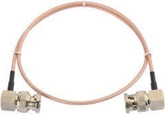 Superbat 3G/HD SDI Cable BNC Cable 75 ohm 20inch for Cameras and Video Equipment，Supports HD-SDI/3G-SDI/4K SDI Video Cable (Both Right Angle,1Pcs)