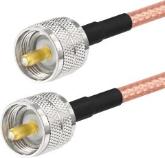 Superbat CB Radio Antenna Cable High Power 50ft PL-259 UHF Male to Male CB Coax Cable RG142 Cable for HAM Radios Analyzer Dummy Load SWR Meter