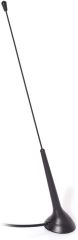 Superbat Car Antenna Universal Car Stereo FM AM Radio Antenna with DIN Plug Connector for Vehicle Car Auto Truck SUV Radio Stereo Head Unit Receiver Player Audio Tuner etc.