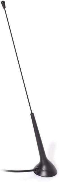 Superbat Car Antenna Universal Car Stereo FM AM Radio Antenna with DIN Plug Connector for Vehicle Car Auto Truck SUV Radio Stereo Head Unit Receiver Player Audio Tuner etc.