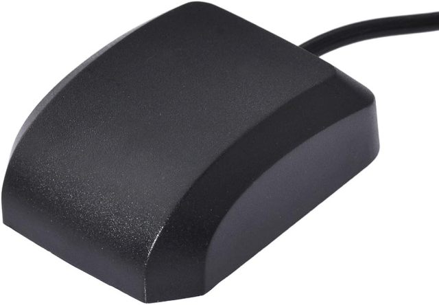 Superbat Vehicle Car Active GPS Antenna Hidden Magnetic Mount Waterproof Fakra Antenna for Car Truck GPS Navigation Receiver System Factory DVD Stereo Head Unit