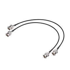 Superbat 3G SDI Cable 75 Ohm BNC Male to Male Black RG179 SDI Video Cable 12inch for Professional Camcorders SDI Video Splitter SDI Monitor Switcher,Supports HD-SDI/3G-SDI/4K/8K(2-Pack)