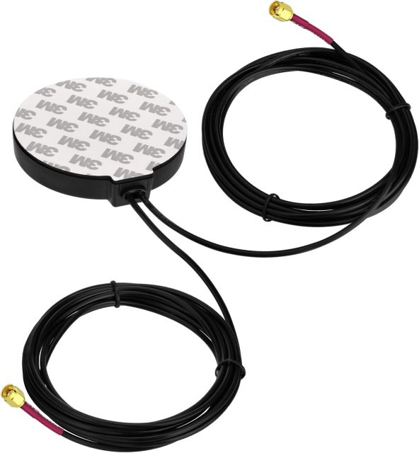 Superbat 4G LTE Antenna Dual Band MIMO Antenna Magnetic Mount Omni-Directional SMA Male Antenna for Verizon AT&T T-Mobile Sprint 4G LTE Router Cellular Gateway Modem Wireless Router etc.