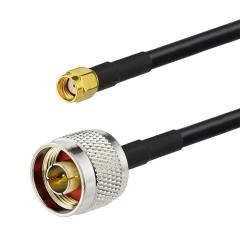 wlaniot RPSMA to N Cable N Male to RPSMA Male Connector Loss Loss RG58 Coax Cable 26Ft for Ham Radio WiFi Router LoRa Gateway Yagi Antenna Extension Cable