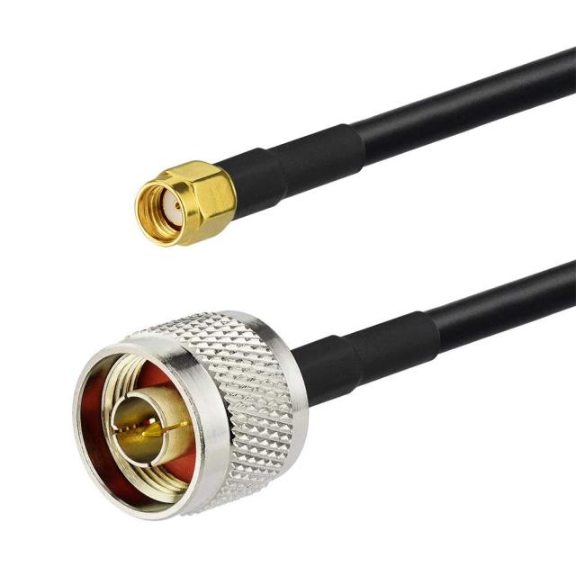 wlaniot RPSMA to N Cable N Male to RPSMA Male Connector Loss Loss RG58 Coax Cable 26Ft for Ham Radio WiFi Router LoRa Gateway Yagi Antenna Extension Cable