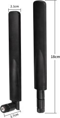 Superbat WiFi Antenna RP-SMA Male WiFi Antenna 2.4GHz 5GHz 5.8GHz Dual Band Antenna for PC PCI-E WiFi Network Card USB Adapter Router IP Camera Monitor etc. 2-Pack