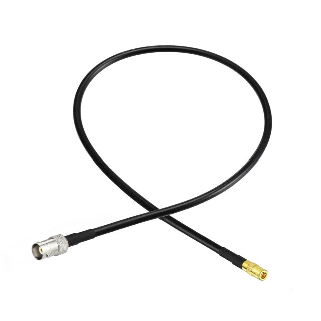 Superbat BNC Female to SMB Male 50 Ohm RG174 Coaxial Cable 1ft for RF Applications,Antennas,Radio Boards,Base Stations etc(2Pcs)