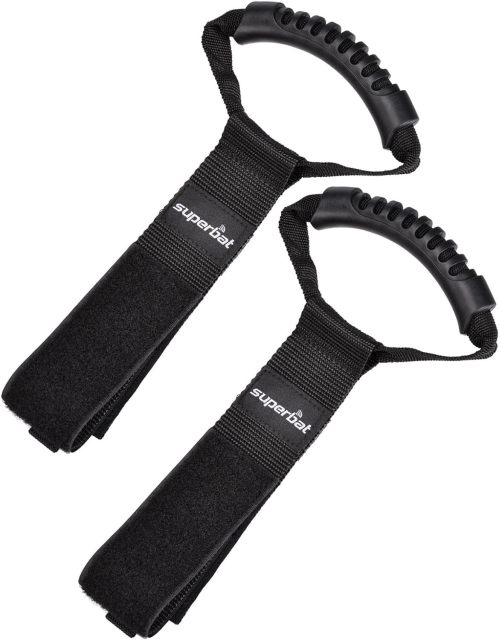 Superbat Cable Straps 2-pack Carrying Strap Organizer for Heavy-Duty SDI Cable, Electrical Extension Cords, Garden Hoses etc.