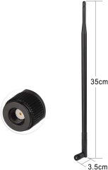 Superbat High Gain WiFi Antenna 8dBi 2.4GHz 5.8GHz Dual Band WiFi Antenna RP-SMA Antenna for Wireless Network Card WiFi Router Camera etc. 1-Pack
