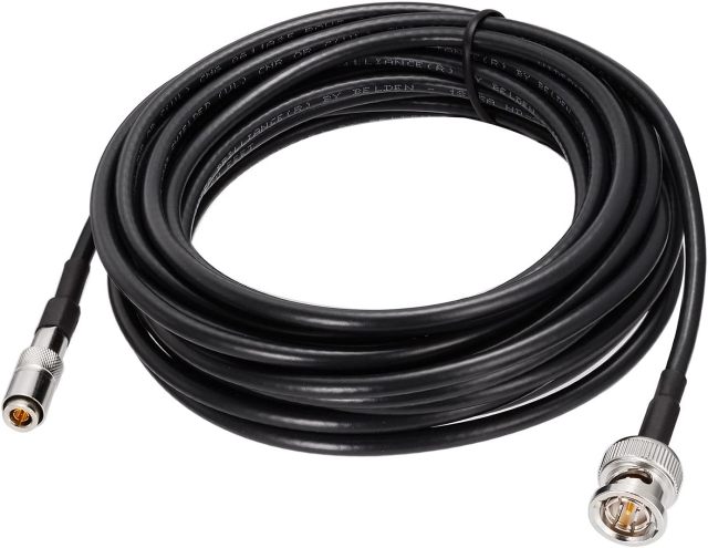 Superbat DIN SDI Cable Blackmagic BNC Cable, DIN 1.0/2.3 to BNC Male Cable (Belden 1855A Cable 15ft for Blackmagic Video Assist Recorder 4K Transmissions