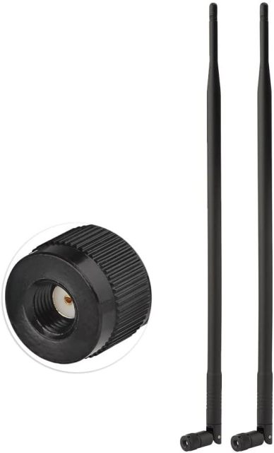 Superbat 4G LTE Cellular Trail Camera Antenna 9dBi RP SMA Antenna Outdoor for 4G LTE Cellular Router Wildlife Hunting Game Camera Mobile Security Camera