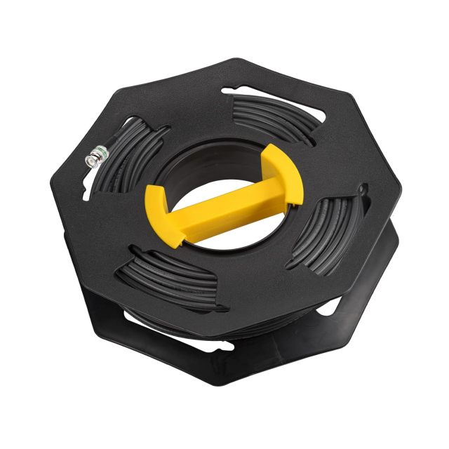 Superbat 12G SDI Cable 150ft BNC Cable 75 Ohm Belden 4694R + SDI Cable Reel for 6G/12G-SDI 4k/8k Video Mixer Surveillance DVR Recorder 12G HDR SDI Frame Synchronizer etc.