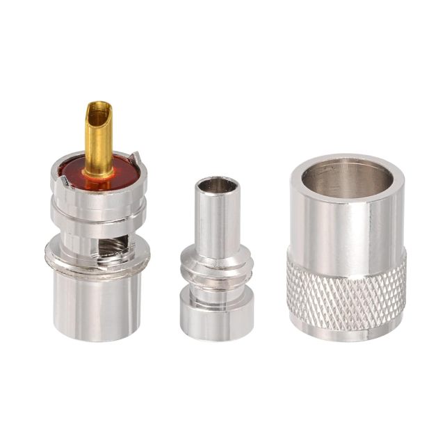 Superbat PL259 Coax Connectors PL-259 UHF Male Solder Cable Connector for RG58 RG8X LMR240 RG8 Coaxial Cable Ham Radio Antenna CB Antenna etc.2-Pack