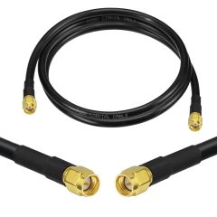 Superbat SMA Cables SMA Male to Male Coaxial Cable 3ft Coax RG8X Jumper for SMA Antenna Extender 3G/4G/5G/LTE Network GPS, RF Radio Antenna 2-Pack