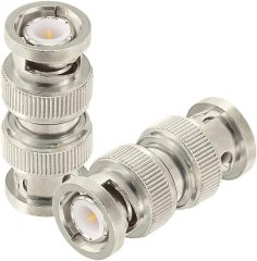 Superbat BNC Adapter 50 Ohm BNC Male to BNC Male Adapter for Ham Radio Antenna CCTV Video Camera System etc. 5pcs