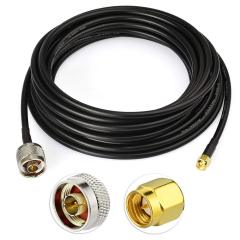 Superbat N Male to SMA Male RG58 Coaxial Cable 50ft WiFi Antenna Extension Cable for WiFi Router 3G/4G/5G/LTE Antenna CB Ham Radio ADS-B Antenna