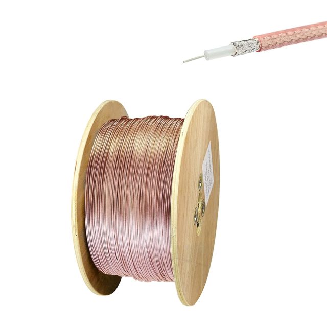 Superbat RG179 Thin Coax Cable 75 Ohm RG179 Coaxial Cable Low Loss for BNC SDI Cable TV Cable DVR Recorder HDMI Converter etc. 15ft