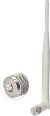 Superbat 4G LTE Antenna SMA 8dBi Wide Band Omni Directional Antenna White 700-2700Mhz for Network Hotspot Modem Security Camera Access Point