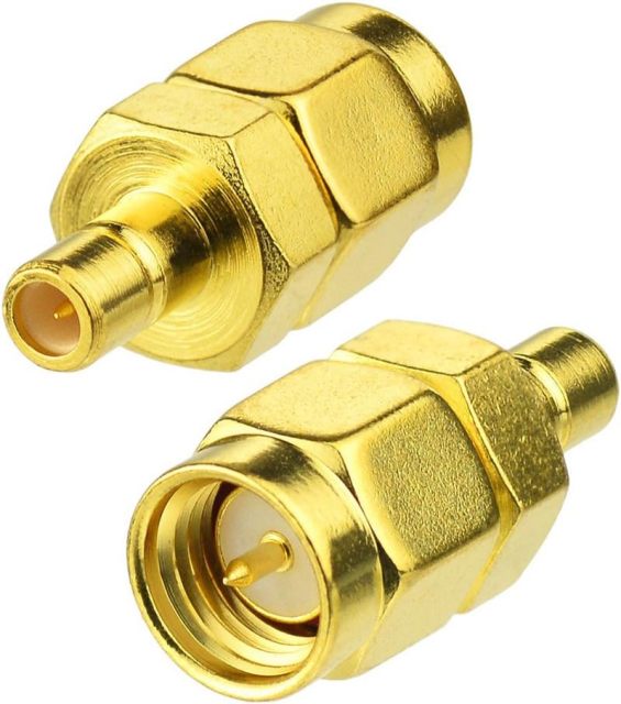 wlaniot SMB to SMA Adapter Kit SMA Male to SMB Male + SMA Female to SMB Female RF Coaxial Connector for Sirius XM Satellite Radio Antenna 2pcs