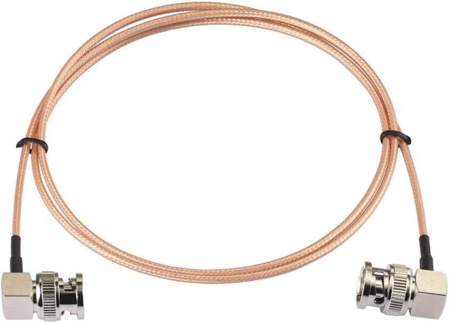 Superbat 3G SDI Cable 3ft BNC Cable 75ohm HD-SDI Cable Right Angle for Cameras and Video，Supports HD-SDI/3G-SDI SDI Capture Card，SDI Video Cable