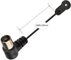 Superbat FM Antenna for Stereo Receiver Indoor + Telescopic FM Radio Antenna 75 Ohm UNBAL Coaxial Cable Wire Antenna for Yamaha Onkyo Table Home Stereo Receiver Radio Receiver