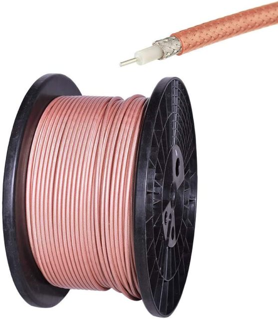 Superbat UHF Male PL-259 to UHF Male PL-259 Jumper Cable (15ft, RG142) High Power Digital Coax Cable for Outdoor HAM Radios CB Radio Antenna Analyzer Dummy Load SWR Meter