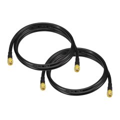 Superbat SMA Cables SMA Male to Male Coaxial Cable 3ft Coax RG8X Jumper for SMA Antenna Extender 3G/4G/5G/LTE Network GPS, RF Radio Antenna 2-Pack