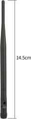 Superbat 4G LTE Cellular Trail Camera Antenna 4dBi SMA Male Antenna Omni-Directional for Spypoint Cuddeback Trail Camera Stealth Cam Tactacam Hotspot Router Security Camera etc.2pcs