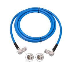 Superbat SDI Cable 6ft BNC Cable Right Angle 3G/6G/12G SDI Cable Blue Belden 1694A Cable Supports HD-SDI/3G-SDI/6G-SDI/4K/8K Video Monitor，Precision SDI Video Cable Short