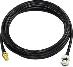 Superbat BNC to RP-SMA Cable 10ft BNC Male to RP-SMA Female Connector RG58 Coax Cable for SDR WiFi Antenna 3G/4G/GPS/Ham Radio Dummy Cameras etc.
