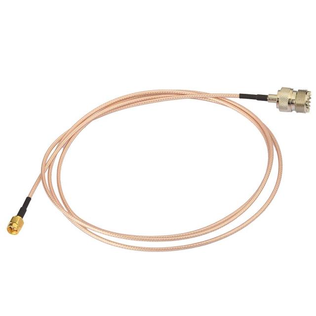 Superbat SMA to SO239 Pigtail SMA Male to UHF SO-239 Female Connectors RG316 Cable for SDR Dongle Amateur Handheld Antenna Radio VHF/UHF Transmitter 2pcs