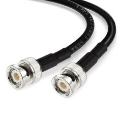 Superbat BNC Cable 10ft BNC Male to BNC Male Cable 50 Ohm RG8X Coax Cable with BNC Connectors for Radio Scanner Antenna Modem Oscilloscope Spectrum Signal Generator etc.