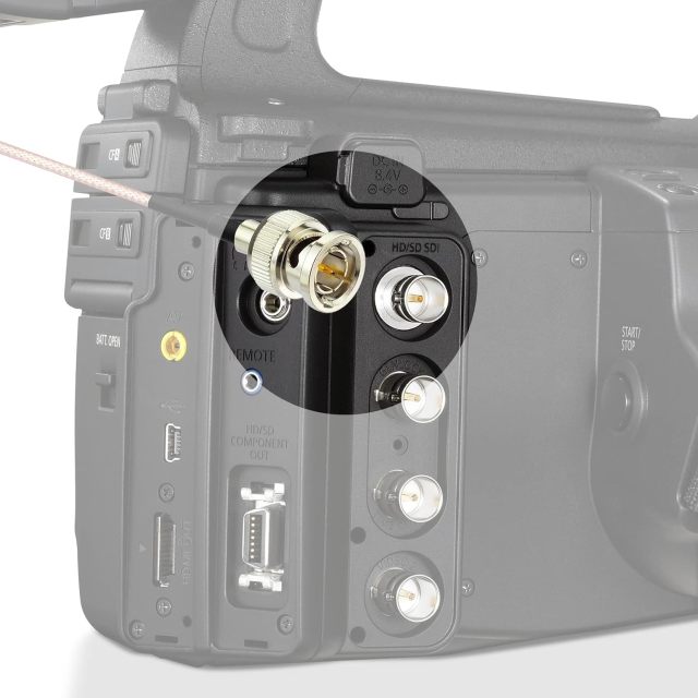 Superbat 3G HD SDI Cable 6ft BNC Cable 75 Ohm BNC Male to Male Right Angle Connector SDI Video Cable for Cameras and Video Equipment, HD-SDI/3G-SDI SDI to HDMI Converter etc.