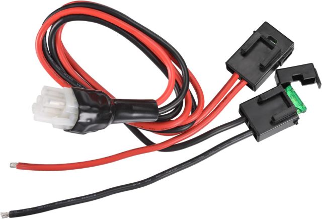 Superbat 30A 6-pin DC Power Supply Cable 12AWG Short Wave Power Cable for Yaesu Icom Alinco Mobile Radio Power Cord