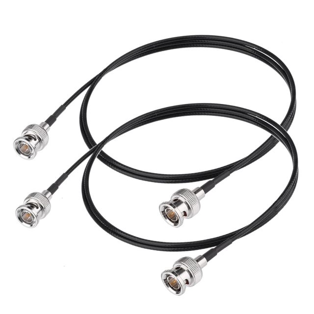 Superbat SDI Cable 75 Ohm BNC Cable RG179 Thin 3G/6G SDI Video Cable 3ft for Camcorders SDI Video Splitter SDI Monitor Switcher,Supports HD-SDI/3G-SDI/4K/8K Video (Black,2-Pack)